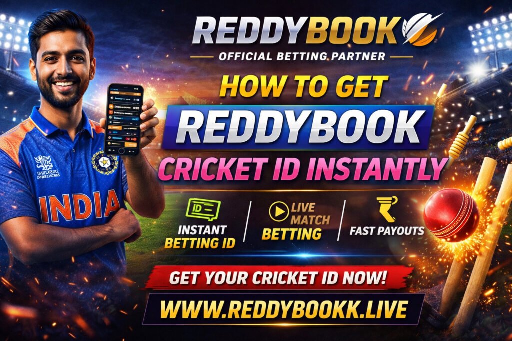 How to Get Reddybook Cricket ID Instantly